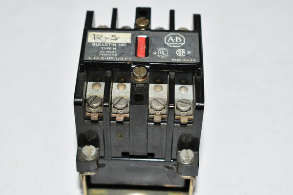 Allen Bradley 700-N400A1 RELAY INDUSTRIAL 4 NORMALLY OPEN CONTACTS 10 ...