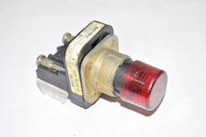 Allen Bradley 800T-PB16 SER T Illuminated Push Button Switch - Red