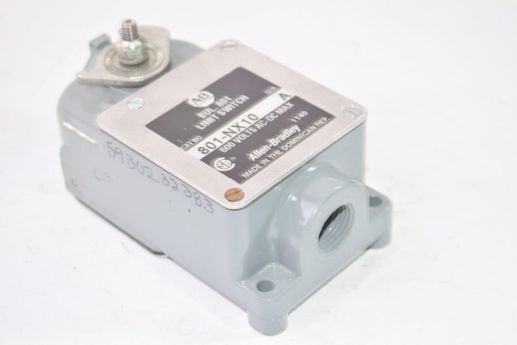 Allen Bradley 801-NX10 SER A Limit Switch 600V AC-DC MAX – VB ...