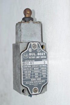 Allen Bradley 802T-K1 Oiltight Limit Switch