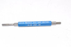 American Machinist 4-48 UNF 3B Thread Plug Gage Assembly GO .0985 x NOGO .1008