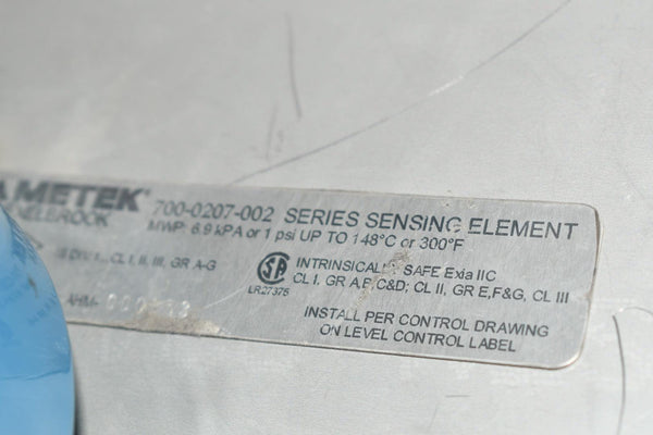 AMETEK DREXELBROOK 700-0207-002 PRESSURE SENSOR SENSING TRANSDUCER 6.9