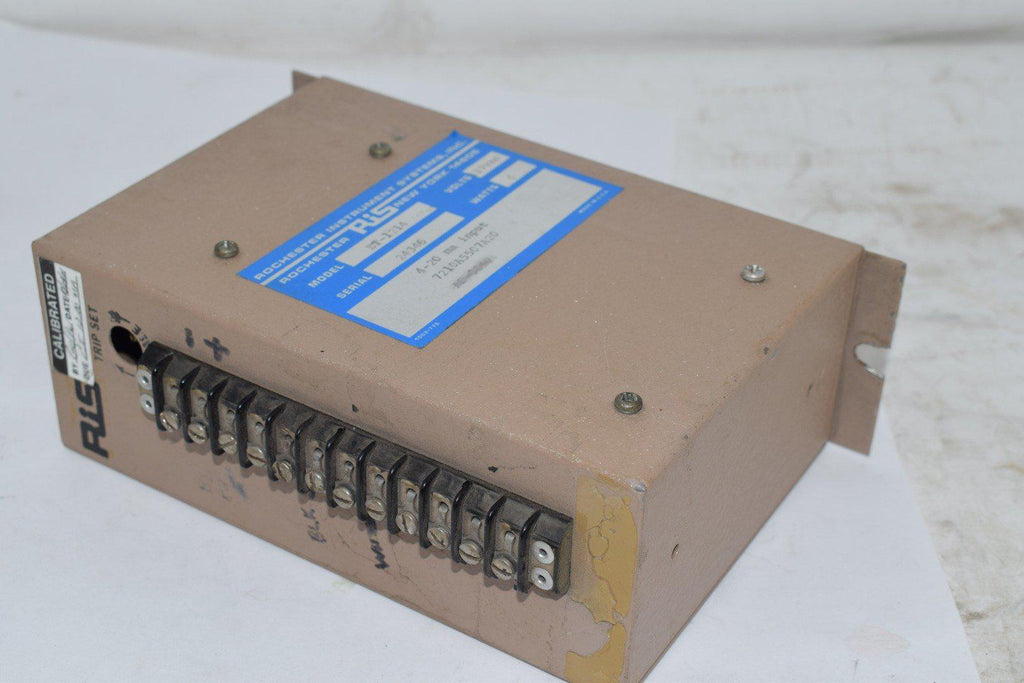 AMETEK ROCHESTER INSTRUMENT SYSTEMS ET-1214 CURRENT ALARM 0-5VDC 50/60 ...