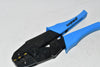 Amphenol Hand Crimper Crimping Tool .213 .255 .068 Blue Handle