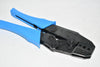 Amphenol Hand Crimper Crimping Tool .213 .255 .068 Blue Handle