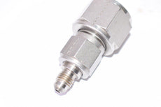AN 818 J Stainless Adapter Connection Fitting, 3/8'' Thread 2-1/2'' OAL