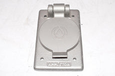 Appleton Electric Vertical Wet Location Receptacle Cover 4-3/4'' x 3''