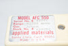 Applied Materials Model AFC 550 Mass Flow Controller Argon Gas 6-300 sccm