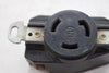 Arrow Hart Hart-Lock 250V 30A Crouse Hinds Plug Receptacle Black