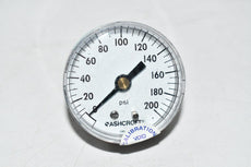 Ashcroft 595-08 2'' Pressure Gage 0-200 PSI Gauge