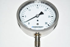 Ashcroft Series 1008 Pressure Gauge 3-1/2'' 0-30 PSI