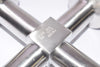 ASME BPE, 7/8'', Stainless Steel Cross, Sanitary Fitting, HG, SFF4, AAE0D, A26556A, B19331