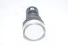 Automation Direct ECX2055-127L LED indicating light, permanent light function, IP65, 22mm, white, 30mm, round, plastic base, 120 VAC/VDC, full voltage.