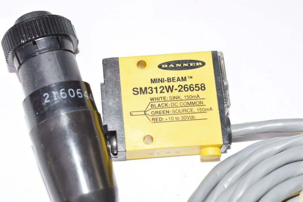 Banner Model: SM312W-26658, Mini-Beam Series, 10-30VDC, Sensor – VB ...