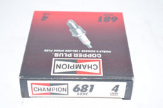 Box of 4 NEW Champion 681 Spark Plugs
