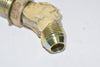 Brass 90 Degree Elbow Hose Adapter, 3/4'' Outside D, 1/2'' Inside D