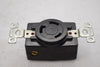 Bryant 30A 250V USA Black Plug Receptacle