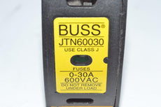 Bussmann JTN60030 Safety J Class J Finger Safe Indicating Fuse Holder, 1-Pole, 30A, 600V