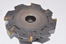 Carbide Tipped Milling Cutter 8 Flute 4'' Cut Dia x 1/2'' Arbor x 1-3/8'' Dia