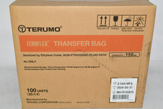 Case of 100 NEW Terumo 1BBT015CB70 BCT Inc Transfer Bag, 150 mL