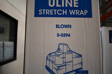 Case of 4 NEW Uline S-5294 Stretch Wrap - Blown, 60 gauge, 18'' x 2,000'