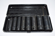 Chrome Vanadium Socket Set 5/16-3/4'' 8 Pieces 3/8'' Drive