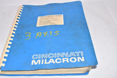 Cincinnati Milacron Parts & Service Manual 3-Axis Gantry Type Profiler