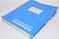 Cincinnati Milacron Programming Manual for Gantry Type 3-Spindle 3-Axis