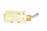 Clippard FTV-3 , Toggle Valve, NP Steel Toggle, #10-32