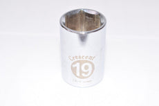 Crescent 19mm Metric Socket 6 Point 1/2'' Drive