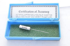 Deltronic 0.0304 Pin Gage Machinist Inspection Tooling