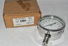 DURO 4207-0533 Industrial Pressure Gauge: 0 to 100 psi, 4 1/2 in Dial, 1/2 in NPT Male, Bottom, �0.5% Accuracy