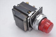 Eaton Cutler Hammer 10250T 120V Red Indicator Pushbutton Switch