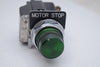 Eaton Cutler-Hammer 10250T Push Button, Green, Motor Stop Label