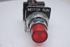 Eaton Cutler-Hammer 10250T Red Pushbutton Switch Motor Run Plate 120V