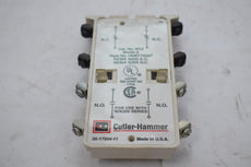 Eaton Cutler Hammer W22 AUXILIARY CONTACT 2NO/2NC STYLE 1A48174G07 120-600VAC 125-300VDC SCREW TERMINAL