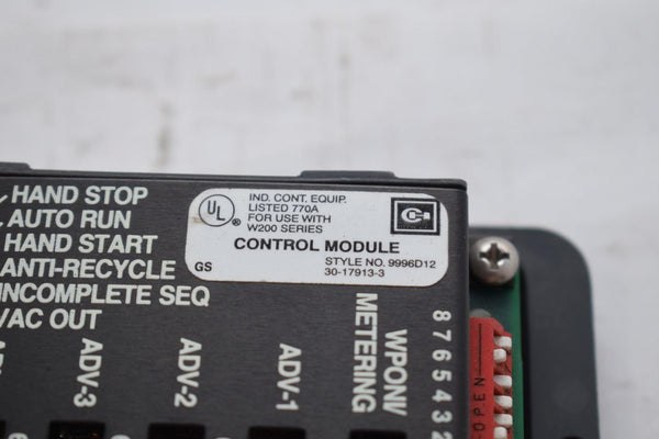 Eaton Cutler-Hammer WPBRV1 9996D12 Advantage Series Control Module W20 ...