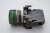 Eaton E22R2 INCANDESCENT LIGHT UNIT RESISTOR LIGHT 120 VAC/DC W/ BULB Green Lens