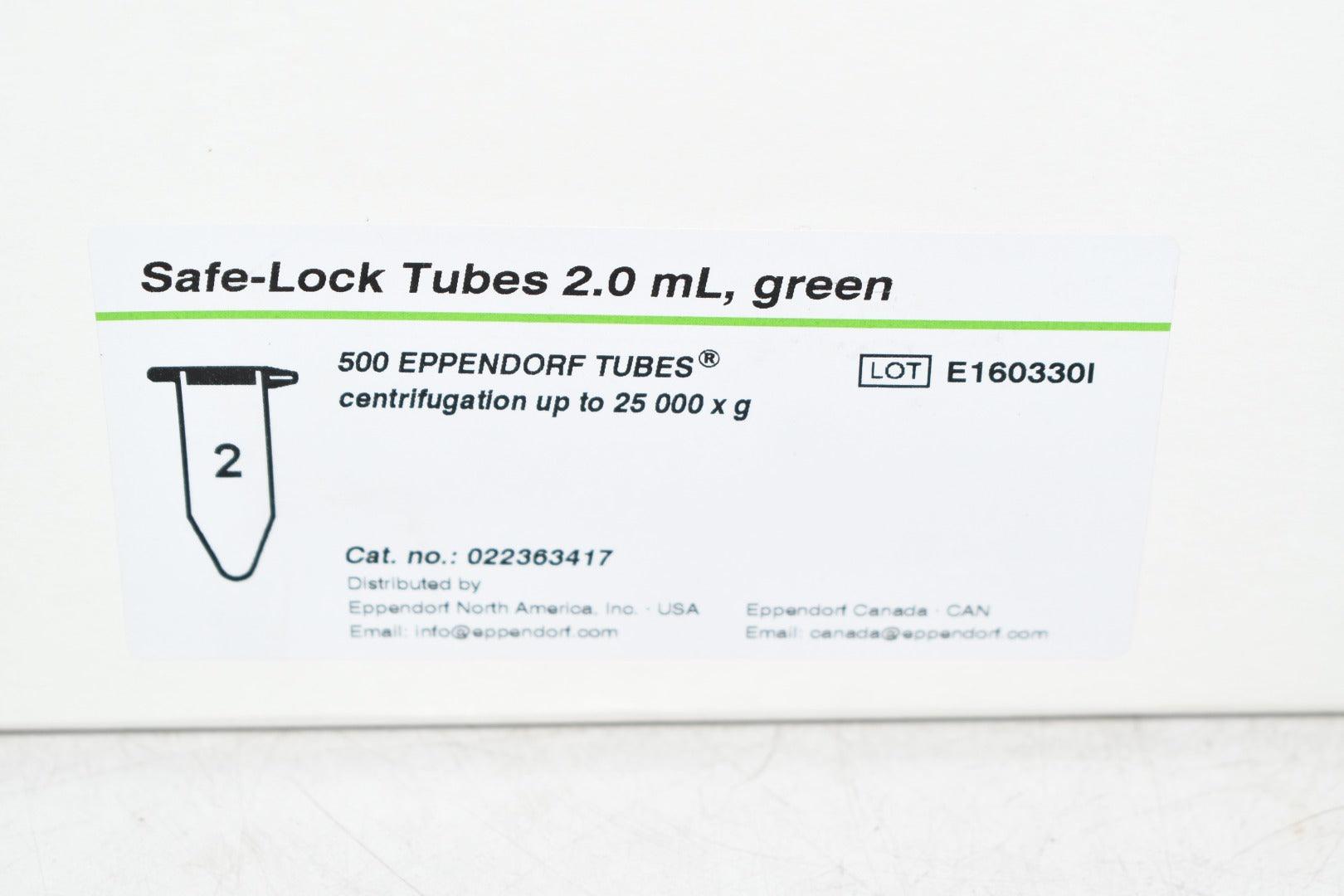Eppendorf Safe-Lock microcentrifuge tubes