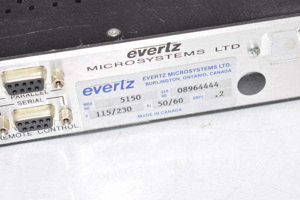 Evertz Afterburner 5150 Time Code Device 115/230V 50/60 Hz - Tested Wo ...