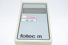 Fotec Fiber Optic Power Meter Model FM310 Ge