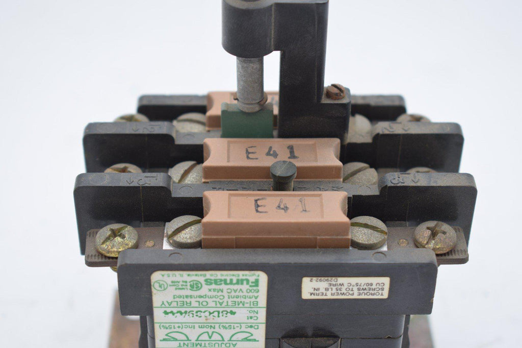 Furnas Siemens 48DC39AA4 Ambient Compensated Bimetal Overload Relay 600VAC VB Industrial Supply