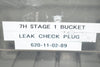 GE 620-11-02-89 7H Stage 1 Bucket Leak Check Plug Turbine Tool