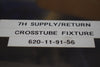 GE 620-11-91-56 7H Turbine Supply Return Crosstube Fixture Clamps