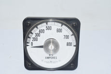 GE AC Volt Panel Meter 0-800 Amps Voltmeter