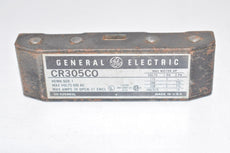 GE General Electric CR305CO NEMA Size 1 600V AC MAX Motor Starter Spec Plate