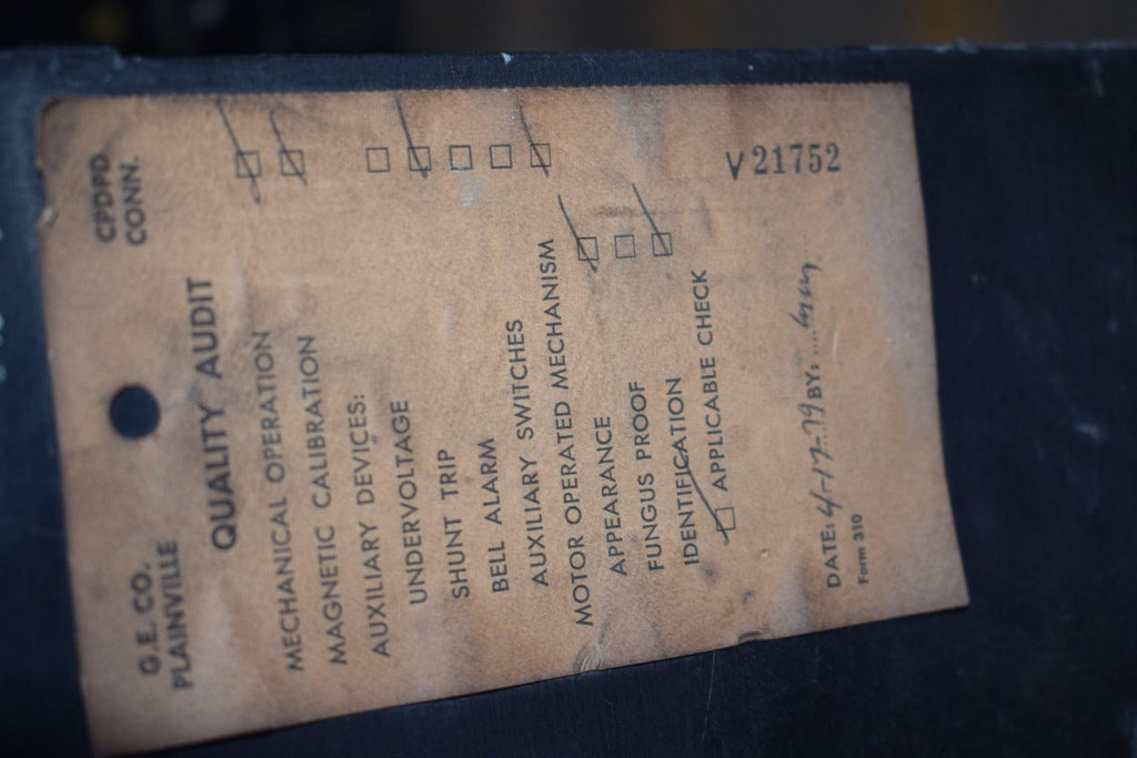 GE General Electric Power Break VersaTrip THSS2604E1 400 AMPS 120 VAC