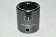 Gearwrench 84510N 1'' - 6 Point 1/2'' Drive Shallow Impact Socket Standard SAE