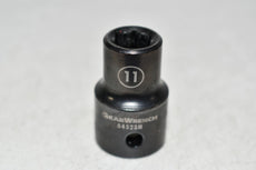 Gearwrench 84523N 11mm - 1/2'' Drive 6 Point Shallow Impact Socket Metric