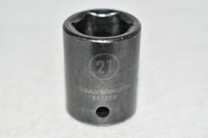 Gearwrench 84533N 21mm - 1/2'' Dr 6 Point Shallow Impact Socket Metric MM Tool